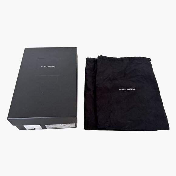 Saint Laurent Opyum 110 YSL Pumps EU 41 US 11 Metallic Silver Pointed High Heels - Picture 13 of 13